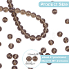 2 Strands Natural Obsidian Beads Strands G-NB0004-70-2