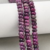 Natural Map Stone/Picasso Stone/Picasso Jasper Beads Strands G-A280-A12-01-1