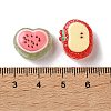Fruits Theme Transparent Resin Cabochons RESI-G121-01-3
