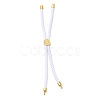 Twisted Nylon Cord Silder Bracelets DIY-B066-03G-07-1