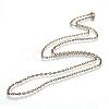 Iron Cable Chains Necklace Making MAK-R013-45cm-AB-2