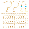 120Pcs Brass Earring Hooks KK-UN0004-54-1