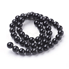 Natural Obsidian Beads Strands G-G099-8mm-24-2