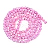 Electroplate Bicone Glass Beads Strands GL-T021-2.5x3mm-16-22-2