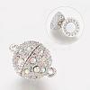 Alloy Magnetic Clasps with Loops RB-J031-2