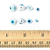 80Pcs 8 Styles Handmade Lampwork Evil Eye Beads LAMP-FS0001-38A-5