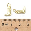 Brass Micro Pave Cubic Zirconia Pendants KK-D384-05G-01-3