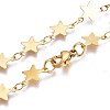 304 Stainless Steel Link Chain Necklaces NJEW-L457-008G-1