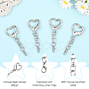 20Pcs Alloy Swivel Clasps FIND-SP0004-29P-3