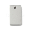 304 Stainless Steel Mirror Polished Finish Stamping Blank Tag Charms STAS-D365-07P-1