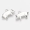 Tibetan Style Alloy Pendants X-TIBEP-T052-12AS-RS-2