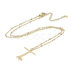 304 Stainless Steel Pendant Necklaces NJEW-H029-02G-T-2