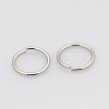 Tarnish Resistant 304 Stainless Steel Saw Cut Open Jump Rings STAS-N015-04-10x1.2mm-1