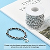 Aluminium Twisted Curb Chains CHA-YW0001-01S-10