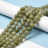 Natural Green Jade Beads Strands G-K340-A02-03-1
