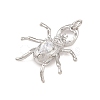 Brass Micro Pave Cubic Zirconia Pendants KK-G544-09P-03-2