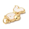 Rack Plating Brass Pendants KK-R144-04G-3