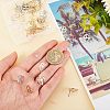 40Pcs 4 Colors 201 Stainless Steel Stud Earring Findings STAS-DC0009-82-3