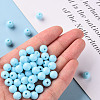 Opaque Acrylic Beads X-MACR-S370-C8mm-A07-5