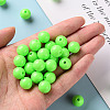 Opaque Acrylic Beads X-MACR-S370-C12mm-A30-5