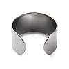 Non-Tarnish 304 Stainless Steel Cuff Rings STAS-M333-04B-P-3
