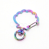 Zinc Alloy Swivel Lobster Clasps LS-PALLOY-WH0070-97M-2