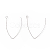 Tarnish Resistant 316 Stainless Steel Earrings Finding STAS-B025-02P-1