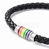 Rainbow Pride Bracelet BJEW-F425-01B-2