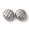 Tarnish Resistant 304 Stainless Steel Waffle Beads STAS-I305-201P-1
