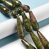 Natural Unakite Beads Strands G-P528-H12-01-2