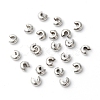Iron Crimp Beads Covers X-IFIN-H028-N-1