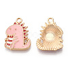 Alloy Enamel Pendants ENAM-T009-59B-RS-1