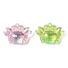 Electroplate Transparent UV Plating Acrylic Pendants OACR-I014-34-2