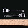 Transparent Plastic Big Pendants KY-T042-01-4