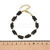 Natural Mixed Stone Grapes Beaded Bracelets for Women BJEW-JB14249-5
