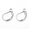 Tarnish Resistant 304 Stainless Steel Leverback Earring Findings STAS-M217-03-1