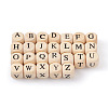 Kissitty ddPrinted Natural Wood Beads WOOD-KS0001-12-2