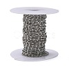 Tarnish Resistant 304 Stainless Steel Lumachina Chains CHS-K002-21A-3
