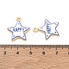 Printed Brass Pendants KK-CBA42CA-08G-03-3