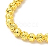 Electroplated Natural Lava Rock Beads Strands G-G984-08G-3