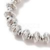 Tibetan Style Bicone Alloy Bead Strands X-TIBEB-O007-14-RS-1