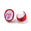Spray Painted Alloy Bead PALLOY-H134-26B-2