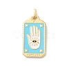 Rack Plating Brass Pendants KK-F852-28G-1