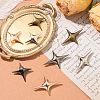 8Pcs 8 Styles Zinc Alloy Lapel Pins for Backpack Clothes JEWB-CJ0003-67-5