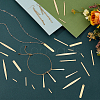60Pcs 6 Styles Brass Pendants KK-FH0008-30-4