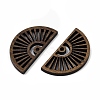 Walnut Wood Pendants WOOD-A025-03-2