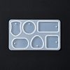DIY Shield & Geometric Shape Pendant Silicone Molds LS-DIY-G067-06A-3