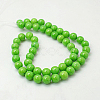 Natural Mashan Jade Round Beads Strands G-D263-12mm-XS17-2