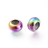 202 Stainless Steel Beads STAS-F148-6mm-07M-2