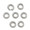 Tarnish Resistant 304 Stainless Steel Open Jump Rings STAS-Q186-02-3x0.6mm-1